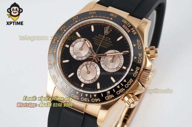 Daytona 126515 40mm QF Black Champagne/Stick on RG/RU Strap SH4131 Super Clone (Weighted) Daytona 126515 40mm QF Black Champagne/Stick on RG/RU Strap SH4131 Super Clone (Weighted)