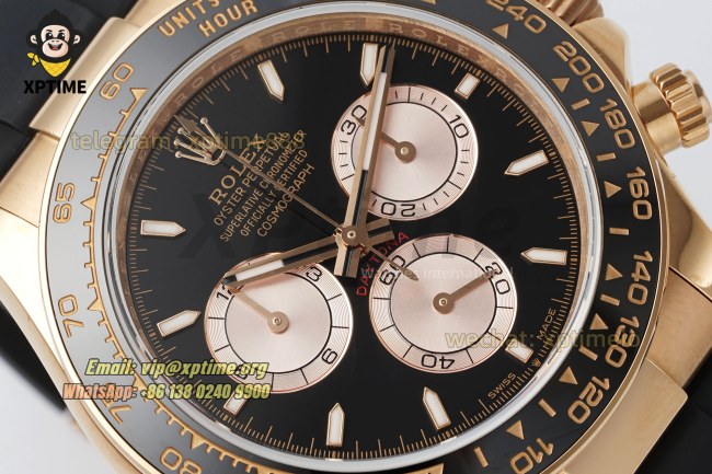Daytona 126515 40mm QF Black Champagne/Stick on RG/RU Strap SH4131 Super Clone (Weighted) Daytona 126515 40mm QF Black Champagne/Stick on RG/RU Strap SH4131 Super Clone (Weighted)