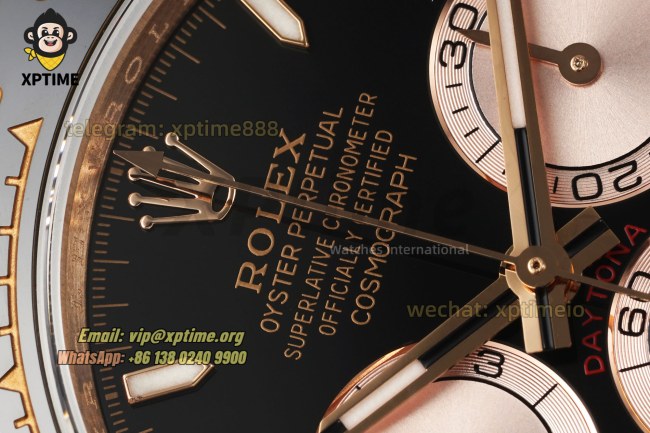 Daytona 126515 40mm QF Black Champagne/Stick on RG/RU Strap SH4131 Super Clone (Weighted) Daytona 126515 40mm QF Black Champagne/Stick on RG/RU Strap SH4131 Super Clone (Weighted)