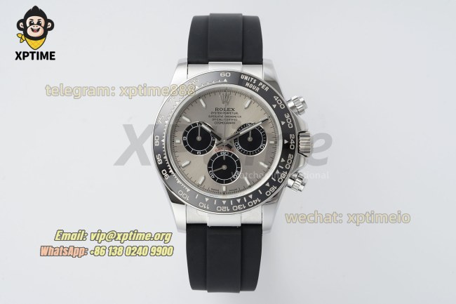 Daytona 126519 40mm QF Gray Black/Stick on SS/RU Strap SH4131 Super Clone (Weighted) Daytona 126519 40mm QF Gray Black/Stick on SS/RU Strap SH4131 Super Clone (Weighted)
