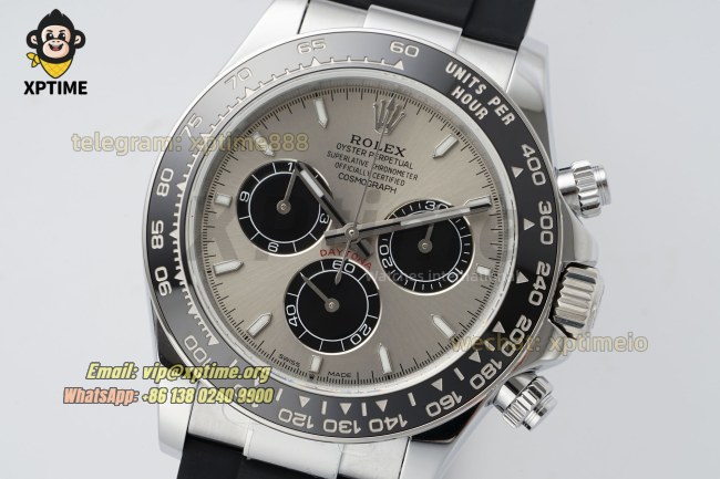 Daytona 126519 40mm QF Gray Black/Stick on SS/RU Strap SH4131 Super Clone (Weighted) Daytona 126519 40mm QF Gray Black/Stick on SS/RU Strap SH4131 Super Clone (Weighted)