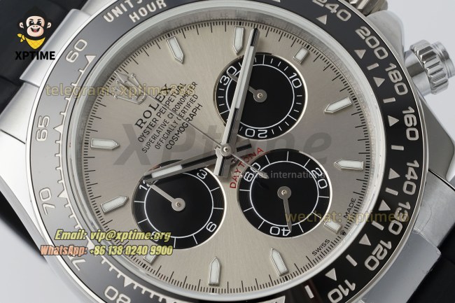 Daytona 126519 40mm QF Gray Black/Stick on SS/RU Strap SH4131 Super Clone (Weighted) Daytona 126519 40mm QF Gray Black/Stick on SS/RU Strap SH4131 Super Clone (Weighted)