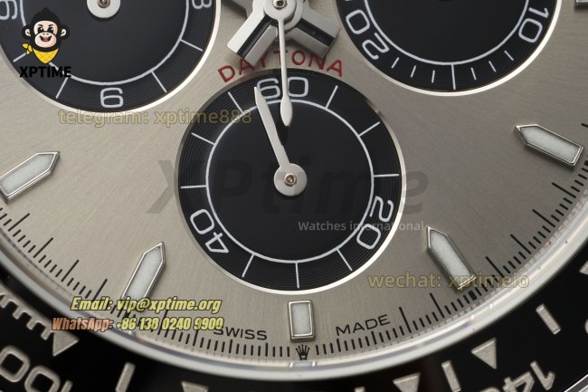 Daytona 126519 40mm QF Gray Black/Stick on SS/RU Strap SH4131 Super Clone (Weighted) Daytona 126519 40mm QF Gray Black/Stick on SS/RU Strap SH4131 Super Clone (Weighted)