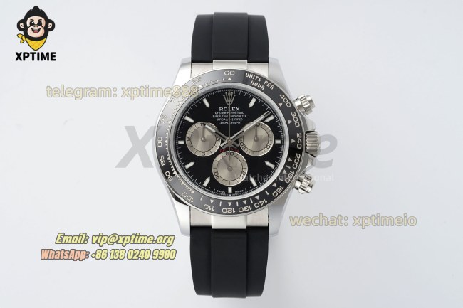 Daytona 126519 40mm QF Black Gray/Stick on SS/RU Strap SH4131 Super Clone (Weighted) Daytona 126519 40mm QF Black Gray/Stick on SS/RU Strap SH4131 Super Clone (Weighted)