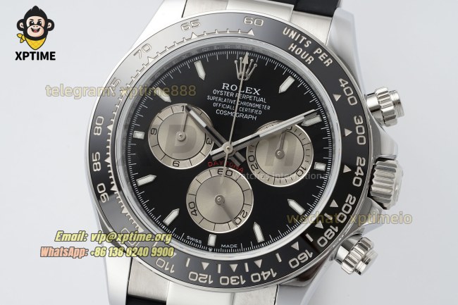 Daytona 126519 40mm QF Black Gray/Stick on SS/RU Strap SH4131 Super Clone (Weighted) Daytona 126519 40mm QF Black Gray/Stick on SS/RU Strap SH4131 Super Clone (Weighted)