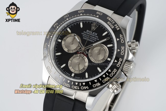 Daytona 126519 40mm QF Black Gray/Stick on SS/RU Strap SH4131 Super Clone (Weighted) Daytona 126519 40mm QF Black Gray/Stick on SS/RU Strap SH4131 Super Clone (Weighted)