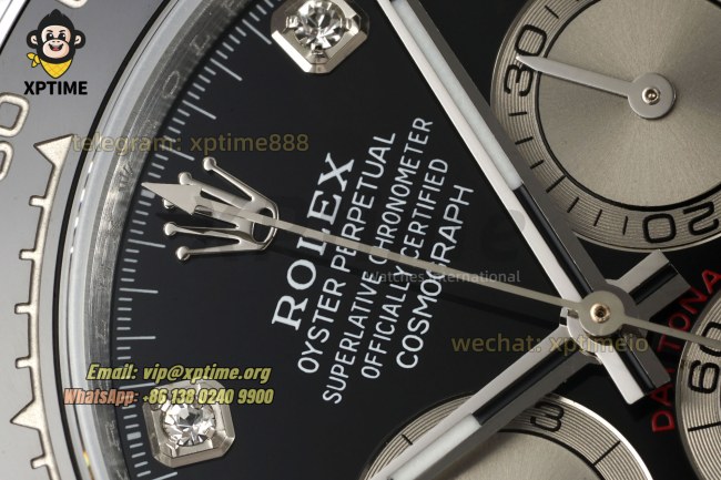 Daytona 126519 40mm QF Black Gray/Diamond on SS/RU Strap SH4131 Super Clone (Weighted) Daytona 126519 40mm QF Black Gray/Diamond on SS/RU Strap SH4131 Super Clone (Weighted)