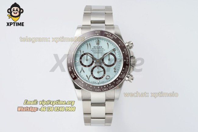 Daytona 126506 40mm QF Ice Blue/Arab on SS/SS Bracelet SH4131 Super Clone (Weighted) Daytona 126506 40mm QF Ice Blue/Arab on SS/SS Bracelet SH4131 Super Clone (Weighted)
