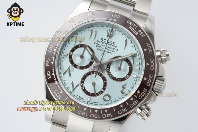 Daytona 126506 40mm QF Ice Blue/Arab on SS/SS Bracelet SH4131 Super Clone (Weighted) Daytona 126506 40mm QF Ice Blue/Arab on SS/SS Bracelet SH4131 Super Clone (Weighted)