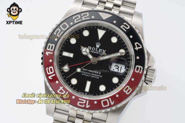 GMT Master II 126710 Pepsi 40mm QF Black/Dot on Jub SS/SS Bracelet VR3285 GMT Master II 126710 Pepsi 40mm QF Black/Dot on Jub SS/SS Bracelet VR3285