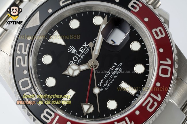 GMT Master II 126710 Pepsi 40mm QF Black/Dot on Oys SS/SS Bracelet VR3285 GMT Master II 126710 Pepsi 40mm QF Black/Dot on Oys SS/SS Bracelet VR3285