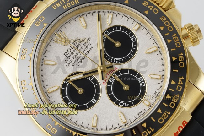 Daytona 126518 40mm QF Meteorite/Stick on YG/RU Strap SH4131 V10 Super Clone (Weighted) Daytona 126518 40mm QF Meteorite/Stick on YG/RU Strap SH4131 V10 Super Clone (Weighted)
