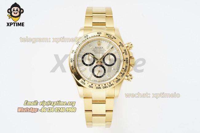 Daytona 126508 40mm QF YG Black/Diamond on YG/YG Bracelet SH4131 Super Clone (Weighted) Daytona 126508 40mm QF YG Black/Diamond on YG/YG Bracelet SH4131 Super Clone (Weighted)