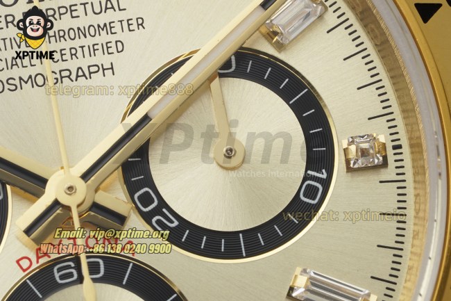 Daytona 126508 40mm QF YG Black/Diamond on YG/YG Bracelet SH4131 Super Clone (Weighted) Daytona 126508 40mm QF YG Black/Diamond on YG/YG Bracelet SH4131 Super Clone (Weighted)