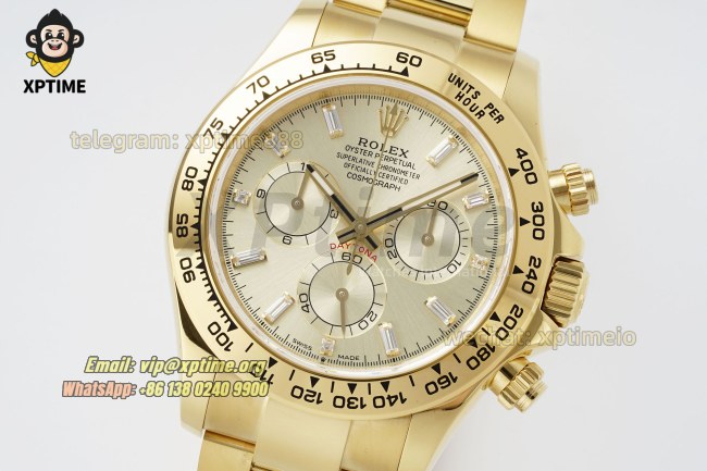 Daytona 126508 40mm QF YG/Diamond on YG/YG Bracelet SH4131 Super Clone (Weighted) Daytona 126508 40mm QF YG/Diamond on YG/YG Bracelet SH4131 Super Clone (Weighted)