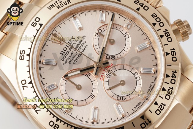 Daytona 126505 40mm QF RG/Diamond on RG/RG Bracelet SH4131 Super Clone (Weighted) Daytona 126505 40mm QF RG/Diamond on RG/RG Bracelet SH4131 Super Clone (Weighted)