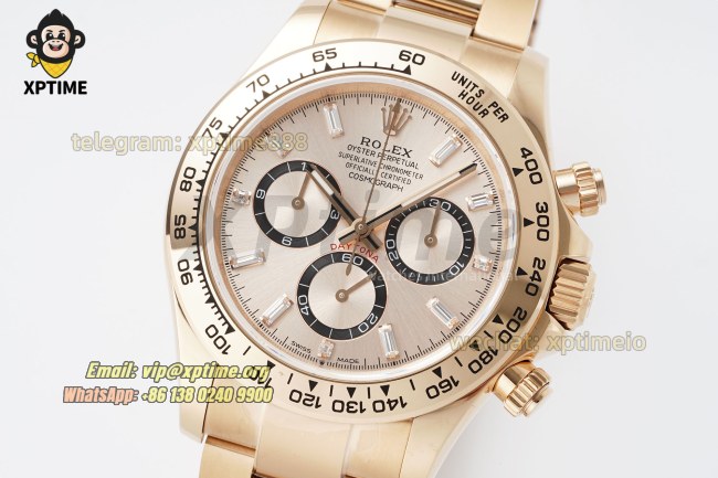 Daytona 126505 40mm QF RG Black/Diamond on RG/RG Bracelet SH4131 Super Clone (Weighted) Daytona 126505 40mm QF RG Black/Diamond on RG/RG Bracelet SH4131 Super Clone (Weighted)