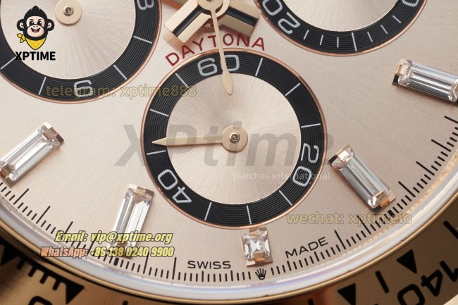 Daytona 126505 40mm QF RG Black/Diamond on RG/RG Bracelet SH4131 Super Clone (Weighted) Daytona 126505 40mm QF RG Black/Diamond on RG/RG Bracelet SH4131 Super Clone (Weighted)