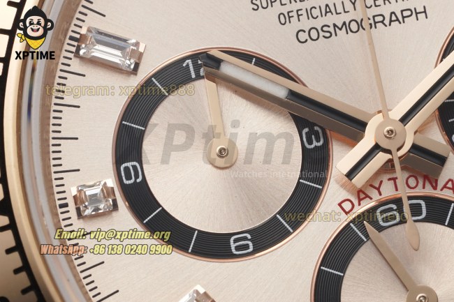 Daytona 126505 40mm QF RG Black/Diamond on RG/RG Bracelet SH4131 Super Clone (Weighted) Daytona 126505 40mm QF RG Black/Diamond on RG/RG Bracelet SH4131 Super Clone (Weighted)