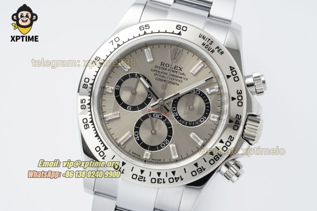 Daytona 126509 40mm QF Gray/Diamond on SS/SS Bracelet SH4131 Super Clone (Weighted) Daytona 126509 40mm QF Gray/Diamond on SS/SS Bracelet SH4131 Super Clone (Weighted)