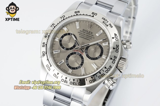 Daytona 126509 40mm QF Gray/Diamond on SS/SS Bracelet SH4131 Super Clone (Weighted) Daytona 126509 40mm QF Gray/Diamond on SS/SS Bracelet SH4131 Super Clone (Weighted)