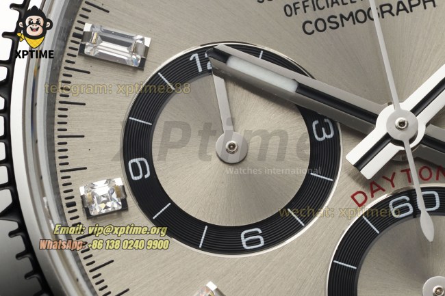 Daytona 126509 40mm QF Gray/Diamond on SS/SS Bracelet SH4131 Super Clone (Weighted) Daytona 126509 40mm QF Gray/Diamond on SS/SS Bracelet SH4131 Super Clone (Weighted)