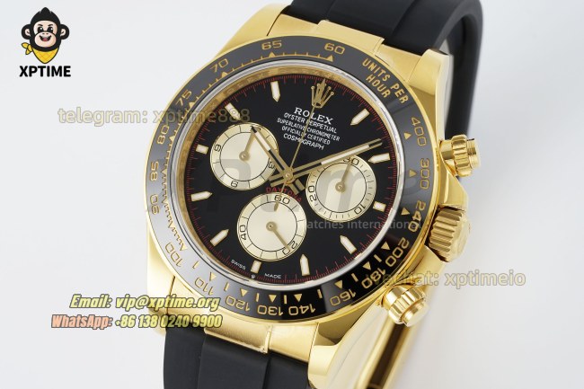 Daytona 126518 40mm QF Black YG/Stick on YG/RU Strap SH4131 Super Clone (Weighted) Daytona 126518 40mm QF Black YG/Stick on YG/RU Strap SH4131 Super Clone (Weighted)