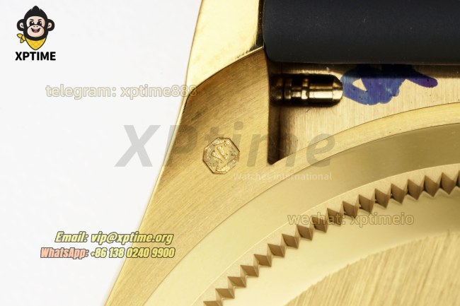 Daytona 126518 40mm QF YG Black/Stick on YG/RU Strap SH4131 Super Clone (Weighted) Daytona 126518 40mm QF YG Black/Stick on YG/RU Strap SH4131 Super Clone (Weighted)