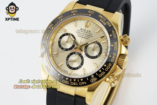Daytona 126518 40mm QF YG/Stick on YG/RU Strap SH4131 Super Clone (Weighted) Daytona 126518 40mm QF YG/Stick on YG/RU Strap SH4131 Super Clone (Weighted)