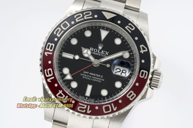 GMT Master II Blaken 40mm ARF Black/Dot on Oys SS/SS Bracelet SH3285 Super Clone GMT Master II Blaken 40mm ARF Black/Dot on Oys SS/SS Bracelet SH3285 Super Clone