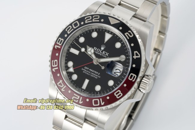 GMT Master II Blaken 40mm ARF Black/Dot on Oys SS/SS Bracelet SH3285 Super Clone GMT Master II Blaken 40mm ARF Black/Dot on Oys SS/SS Bracelet SH3285 Super Clone