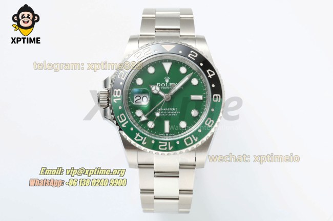 GMT Master II 126729 40mm SCF Green/Dot on Oys SS/SS Bracelet SH3285 Super Clone GMT Master II 126729 40mm SCF Green/Dot on Oys SS/SS Bracelet SH3285 Super Clone