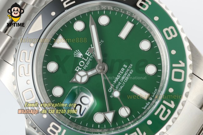 GMT Master II 126729 40mm SCF Green/Dot on Oys SS/SS Bracelet SH3285 Super Clone GMT Master II 126729 40mm SCF Green/Dot on Oys SS/SS Bracelet SH3285 Super Clone