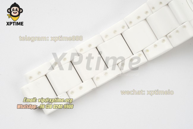 Daytona 40mm SONIC Black Rainbow/Diamond on White Ceramic Bracelet SA4130 Super Clone Daytona 40mm SONIC Black Rainbow/Diamond on White Ceramic Bracelet SA4130 Super Clone