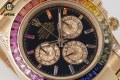 Daytona 40mm SONIC Black Rainbow/Diamond on RG/RG Bracelet SA4130 Super Clone Daytona 40mm SONIC Black Rainbow/Diamond on RG/RG Bracelet SA4130 Super Clone