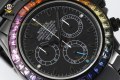 Daytona 40mm SONIC Black Rainbow/Diamond on Black Ceramic Bracelet SA4130 Super Clone Daytona 40mm SONIC Black Rainbow/Diamond on Black Ceramic Bracelet SA4130 Super Clone