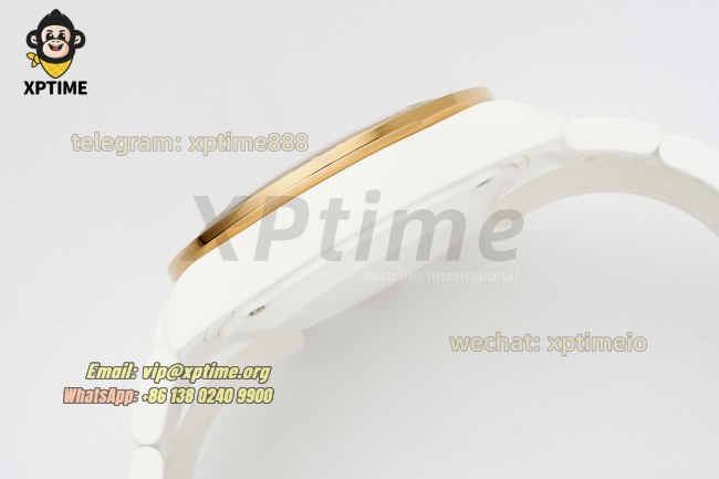 Daytona 40mm SONIC Black Rainbow/Diamond on White Ceramic Bracelet SA4130 Super Clone Daytona 40mm SONIC Black Rainbow/Diamond on White Ceramic Bracelet SA4130 Super Clone
