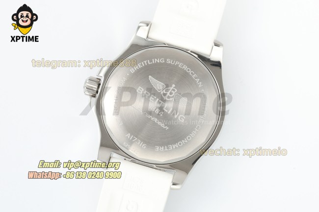 Superocean 44mm TF White/Stick & Numeral on SS/RU Bracelet A2824 Superocean 44mm TF White/Stick & Numeral on SS/RU Bracelet A2824