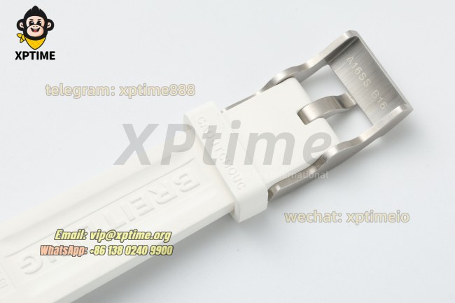 Superocean 44mm TF White/Stick & Numeral on SS/RU Bracelet A2824 Superocean 44mm TF White/Stick & Numeral on SS/RU Bracelet A2824