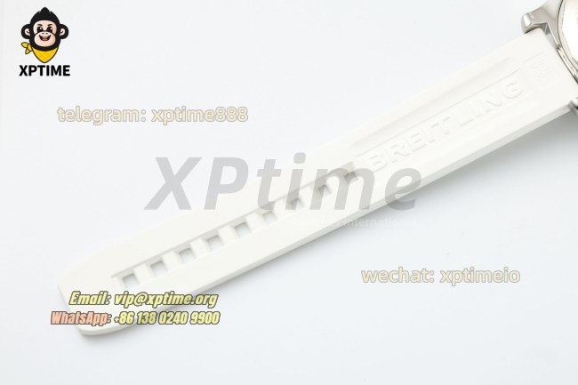 Superocean 44mm TF White/Stick & Numeral on SS/RU Bracelet A2824 Superocean 44mm TF White/Stick & Numeral on SS/RU Bracelet A2824