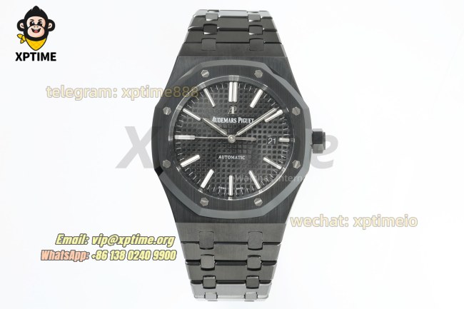 Royal Oak 15500 41mm THBF Black/Stick on SS/CER Bracelet Royal Oak 15500 41mm THBF Black/Stick on SS/CER Bracelet