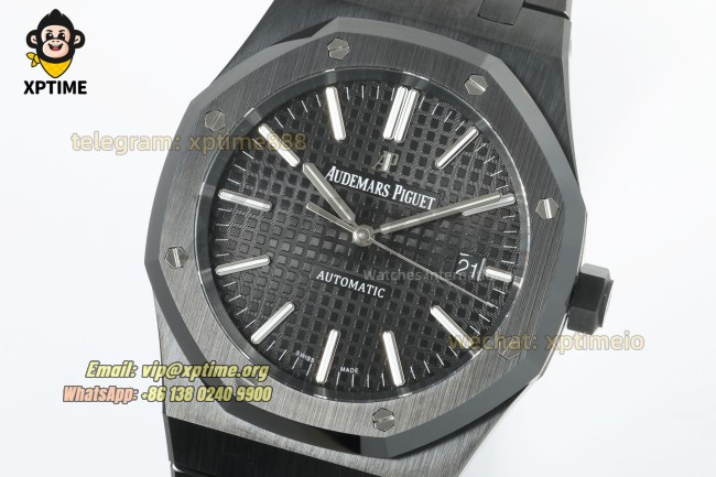Royal Oak 15500 41mm THBF Black/Stick on SS/CER Bracelet Royal Oak 15500 41mm THBF Black/Stick on SS/CER Bracelet