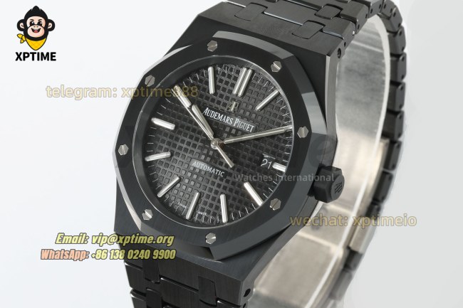 Royal Oak 15500 41mm THBF Black/Stick on SS/CER Bracelet Royal Oak 15500 41mm THBF Black/Stick on SS/CER Bracelet