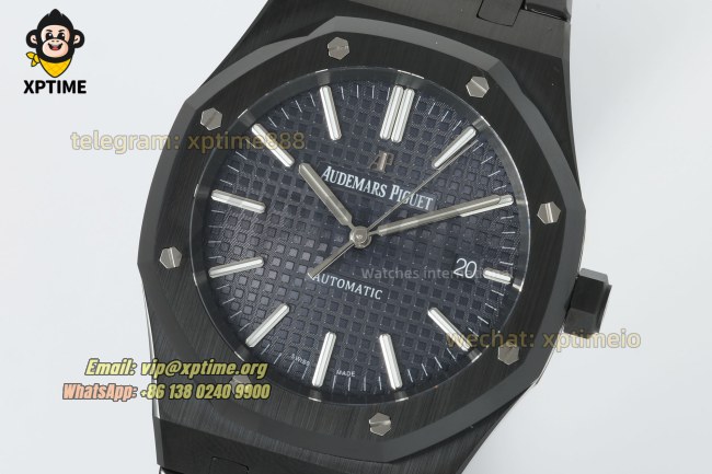 Royal Oak 15500 41mm THBF Blue/Stick on SS/CER Bracelet Royal Oak 15500 41mm THBF Blue/Stick on SS/CER Bracelet