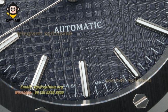 Royal Oak 15500 41mm THBF Blue/Stick on SS/CER Bracelet Royal Oak 15500 41mm THBF Blue/Stick on SS/CER Bracelet