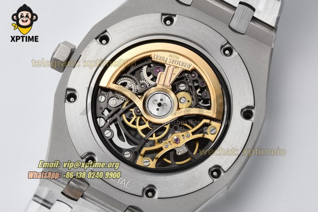 Royal Oak 15407 Frosted 41mm THBF Skeleton/Stick on SS/SS Bracelet SH3132 Super Clone Royal Oak 15407 Frosted 41mm THBF Skeleton/Stick on SS/SS Bracelet SH3132 Super Clone