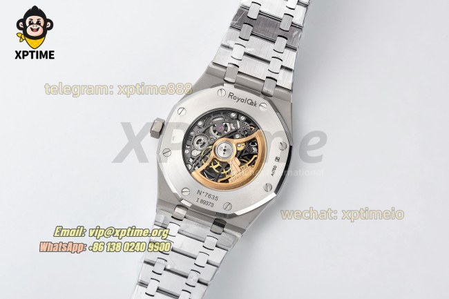 Royal Oak 15407 Frosted 41mm THBF Skeleton/Stick on SS/SS Bracelet SH3132 Super Clone Royal Oak 15407 Frosted 41mm THBF Skeleton/Stick on SS/SS Bracelet SH3132 Super Clone