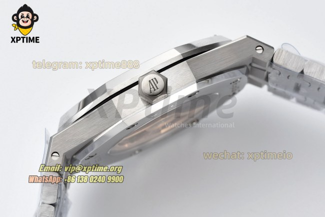 Royal Oak 15407 Frosted 41mm THBF Skeleton/Stick on SS/SS Bracelet SH3132 Super Clone Royal Oak 15407 Frosted 41mm THBF Skeleton/Stick on SS/SS Bracelet SH3132 Super Clone