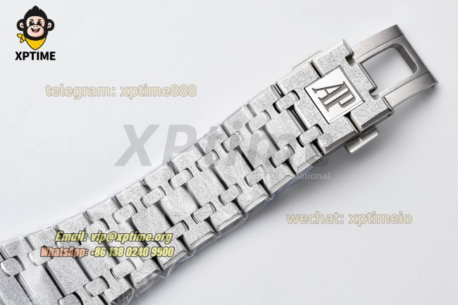 Royal Oak 15407 Frosted 41mm THBF Skeleton/Stick on SS/SS Bracelet SH3132 Super Clone Royal Oak 15407 Frosted 41mm THBF Skeleton/Stick on SS/SS Bracelet SH3132 Super Clone