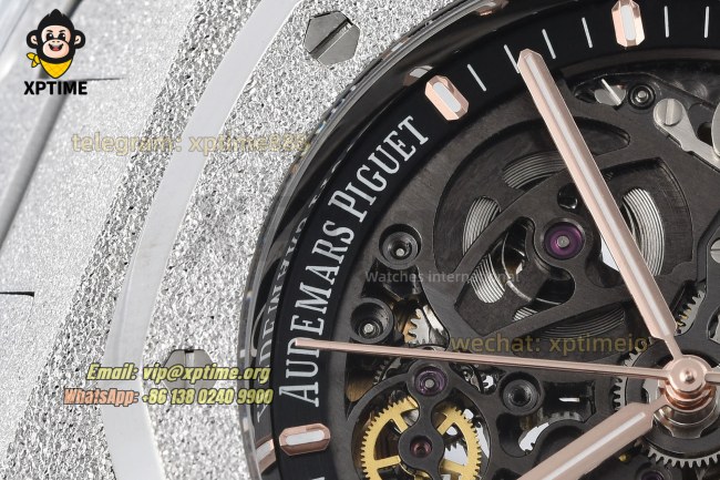 Royal Oak 15407 Frosted 41mm THBF Skeleton/Stick on SS/SS Bracelet SH3132 Super Clone Royal Oak 15407 Frosted 41mm THBF Skeleton/Stick on SS/SS Bracelet SH3132 Super Clone